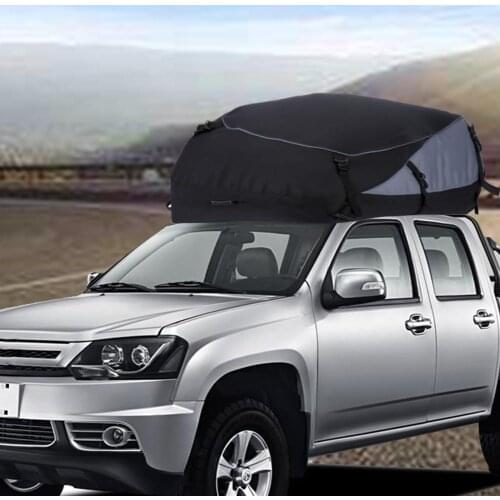 110x80x45cm 350L Car Rooftop Luggage Carrier Black Storage Bag Travel Accessories Car Top Roof Waterproof Bag For Auto Trunk SUV