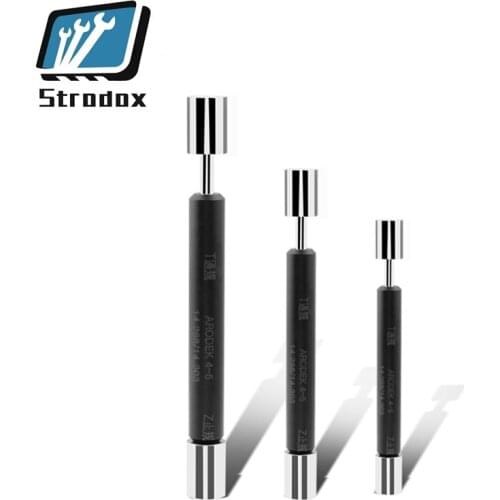 High Precision Measuring Tool Double Head Tungsten Steel External Thread Plug Gauge Metric Metric Pass Stop Gauge 5.000 6.000