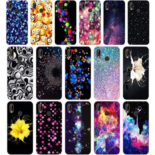 64AA Shiny graffiti Silicone TPU Protective Cover Phone Case On For Huawei P20 30 Pro Lite Case Soft