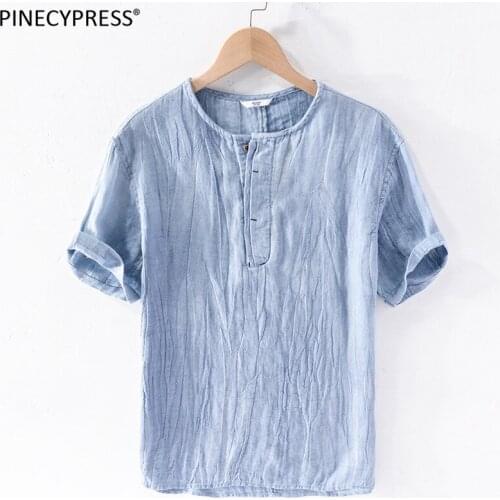 100% Linen Anti-static Tie-dye Cool Anti-radiation Fashion Men Short Sleeve T Shirt Summer Bandhnu Vintage O-neck Man T-shirt