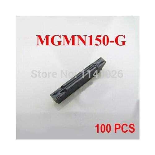 100PCS MGMN150 -G carbide turning insert ,Factory outlets,cutting insert,cnc,machine for Grooving Holder MGEHR & MGIVR &MGEVR