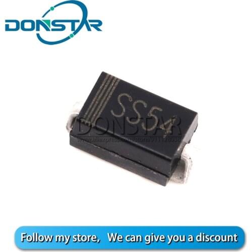 100PCS SS54 SR540 SMA DO-214AC Schottky diodes new