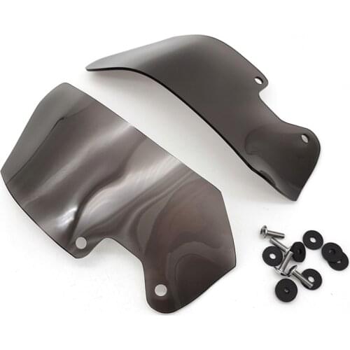 2pcs Motorcycle Side WindScreen Black Plastic For BMW R1200GS ADV 2004-2012