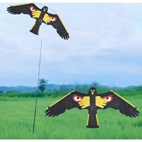 2021 New Simulation Flying Bird Scare Kite Lifelike Reflective Flying Bird Scarer Gardening Scarecrow For Garden Yard Farm