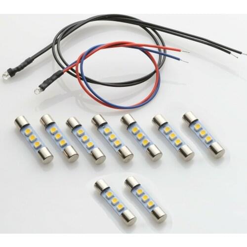 2100 LED RECEIVER LAMP KIT-VINTAGE STEREO(8v WARM WHITE)METER AUDIO DIAL