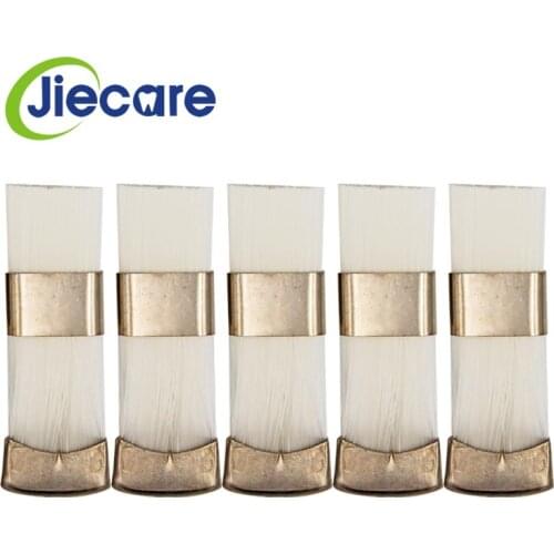 5 PCS High Quality Dental White Nylon Brush Flat brush For clean Burs Dental material For Dentist Lab Free Shipping
