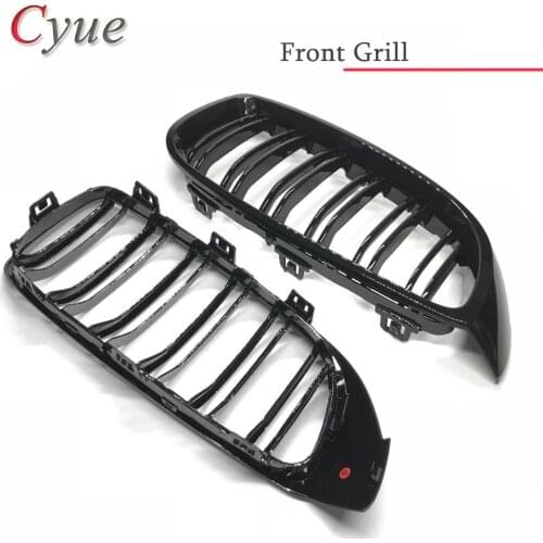 ABS Front Grille For BMW 4 Series Gloss Black Racing Grille F32 F33 F36 F80 M3 F82 F83 M3 M4 Coupe Sedan Cabriolet