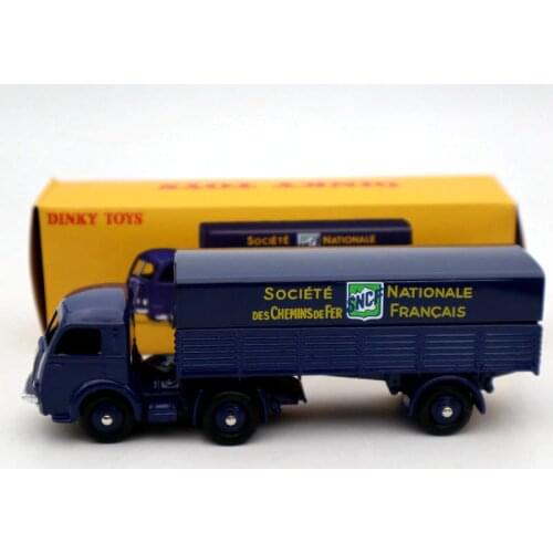 Atlas Dinky Toys 32AB TRACTEUR PANHARD ET SEMI-REMORQUE S.N.C.F Truck Diecast Car Models Collection Auto Gift
