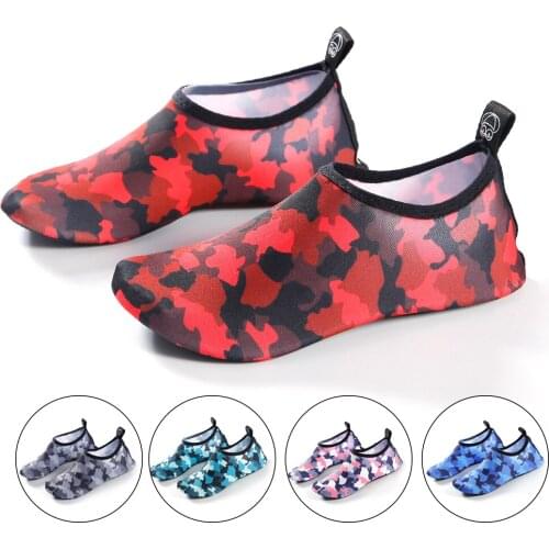 Quick Dry Male Female Breathable Water Snorkeling Shoes Colorful Yoga Diving Fitness Skin Shoes With Soft TPR Bottom