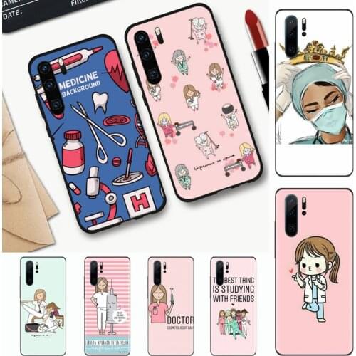 Spain Cartoon Medicine Doctor Phone Case black For Huawei honor Mate mate P 10 9X 10i 20 30 40 y7 lite pro p smart 2019