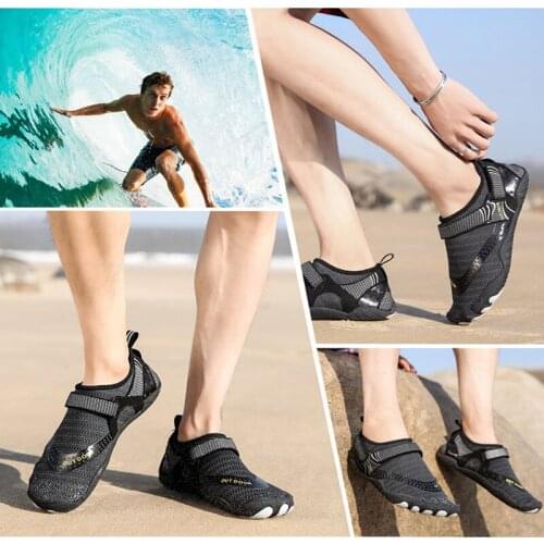 Elastic Quick Dry Aqua Shoes Plus Size Nonslip Sneakers Women Men Water Shoes Breathable Footwear Light Surfing Beach Sneakers