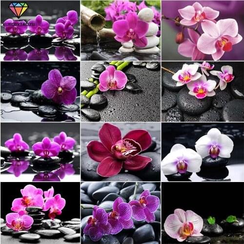 XUEQIXIAOZU Full Round Peach Blossom Diamond Drawing Diamond Embroidery 5D DIY Mosaic Painting Diamond Setting Gifts