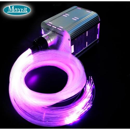 Maykit 45W Optic Fiber RGB Star Ceiling Light Kit Falling Lighting 450pcs 3 m 0.75mm Remote Control Fibra Optica Iluminacion
