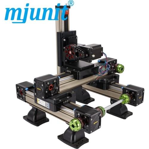 Mjunit MJ60+MJ45 xyz Belt Drive Linear Actuator Kit linear guide rail with 300x500x400mm stroke length