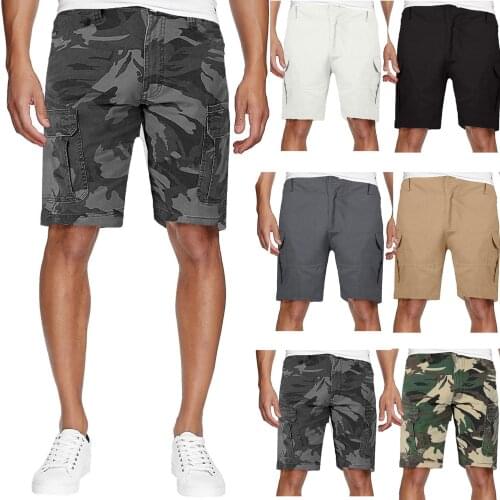 2021 Mens Shorts Causual Athletic Pants With Pockets Cargo Short High Quality Fashion Daily Shorts Шорты Мужские Free Shipping