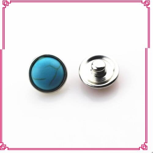 New arrive 20pcs/lot Imitation stone snap buttons for 12mm snap button bangle bracelet ginger chunky interchangeable jewelry