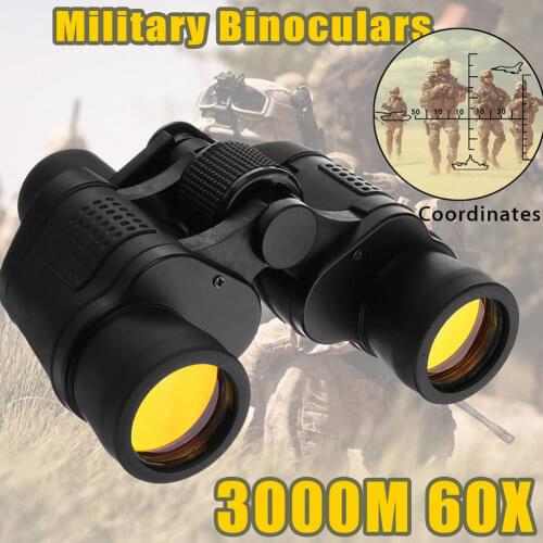 New Hot 60X60 Zoom Day/Night Vision Outdoor HD Binoculars Hunting Telescope with Case SMR88