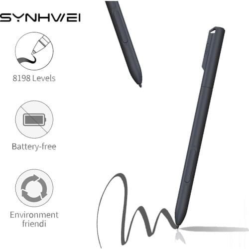 SYNHWEI 8192 Levels Pressure Passive Pen Battery-Free Stylus Only For X1/P1/P3 Graphics Tablet Digital Tablet Drawing Writing