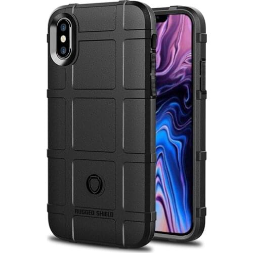 Luxury Shockproof Armor Case For iPhone X XS Max XR 6 6S 7 8 Plus 7Plus SE2 Mobile Phone Cover Back Clear Shell Soft Bumper Hull