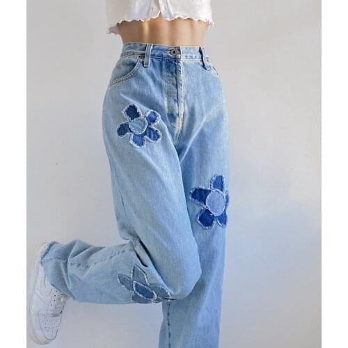 SAUSA FULLING Womens Ripped Jeans