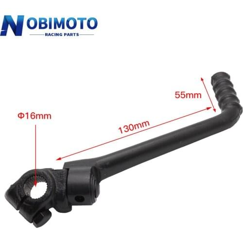 Motorcycle kick start lever starting lever 16mm shaft for 140cc 150cc 160cc Pit Dirt Motor Bikes Engine Lifan YX SSR SDG YCF