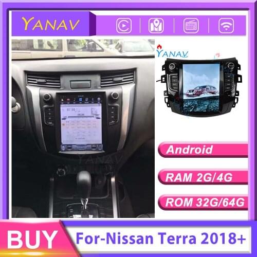 Tesla style 12.1" car audio player For-Nissan Terra 2018+ car multimedia player car GPS navigation car stereo vertical screen HD
