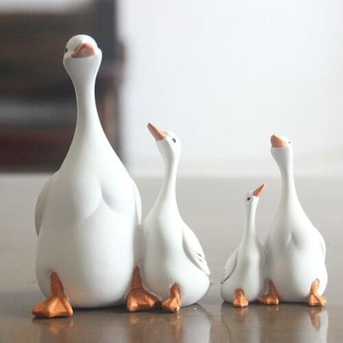 Garden Mother Duck Decoration Crafts Gardening Ornaments Creative Gardening Acrylic Cute Chick Home Decoration Gift Crafts