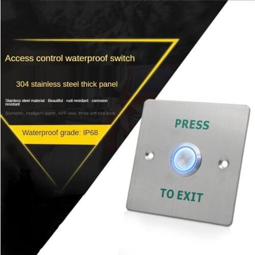 304 Stainless steel IP 68 waterproof access switch button