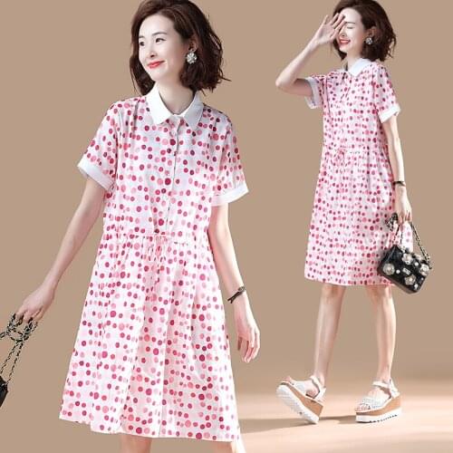 Летние платья в горошек XLMJDZGS China At AliExpress