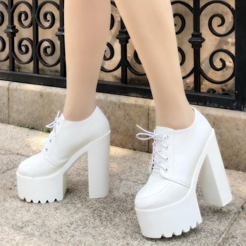 British Wind Small Leather Shoes 15Cm Super High Heel Womens Boots Fashion Short Boots Sexy Catwalk High Heels Wild Ankle Boots