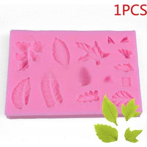 1Pcs 3D Silicone Baking Mold DIY Butterfly Maple Leaf Mould Chocolate Fondant Cake Decorating Tool Temperature Resistance