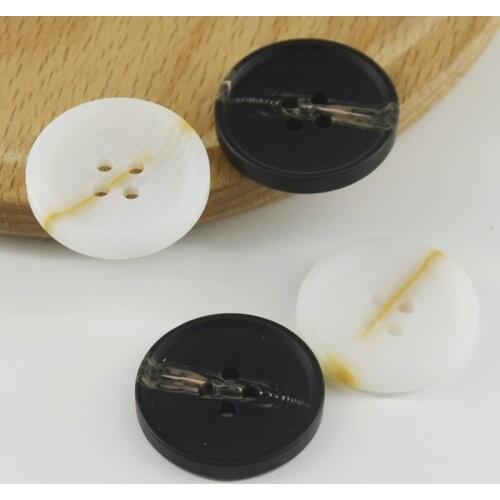 10pcs/20pcs Resin Imitation Horn Large Buttons For Clothing Sweater Suit Coat Vintage Decorations DIY Accessories Wholesale