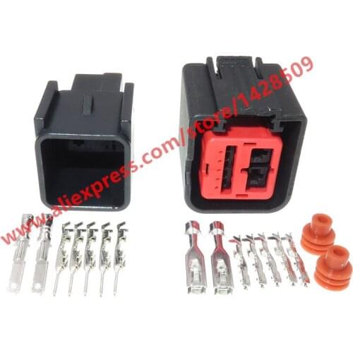 5 Sets 7 Pin Car Auto Door Window Motor Socket Automotive Female Male Connectors 1732175-1
