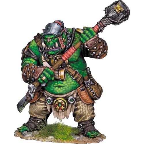 60mm Unpainted Orc Warrior GK Resin Figure Scale Model Kit Resin Colorless Self-Assembled Toy No.138