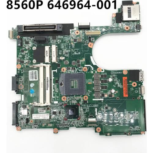 Free shipping For 6560b 8560P Laptop motherboard 646964-001 646964-501 646964-601 QM67 working well