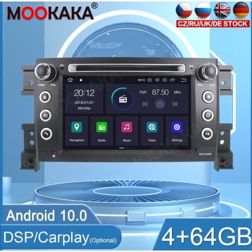 Android10 Car Radio For Suzuki Grand Vitara 2005-2012 Carplay Player GPS MultimediaNavigation Head Unit Car Stereo WIFI DSP