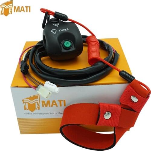 Handlebar Start Stop Kill Switch Box Aassy & Safety Lanyard for Yamaha Jet Ski Waverunner XL1200 XLT1200 XA1200 F0D-68310-01-00