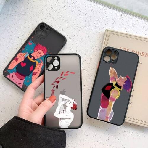 Hisoka Anime Hunter X hunter Phone Case For iphone 12 11 7 8 plus mini x xs xr pro max matte transparent cover