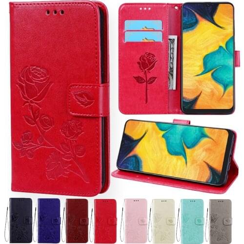 Flip Leather Case For Samsung Galaxy J2 Core S10 e Plus A10 A20 A30 A40 A50 A60 A70 M40 3D Flower Wallet Phone Cover Cases
