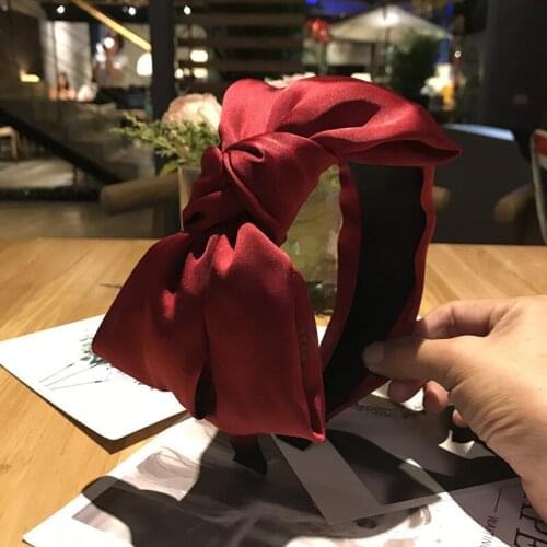 Fashion Bow Knot Headband Hairband For Women Sweet Girls Hair Headband Lady Bow Hair Hoop Hair Accessories Headwear