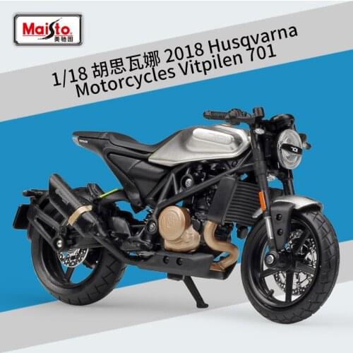 Maisto NEW 1:18 Motorcycles Vitpile Alloy Diecast Motorcycle Model Workable Shork-Absorber Toy For Children Gifts Toy Collection