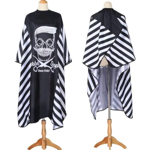 Newest Antistatic Hairdresser Apron Hair Cut Cape Adult Haircut Cloth Retro Hair Salon Perm Dyed Printed Cloth Shawl Supplies