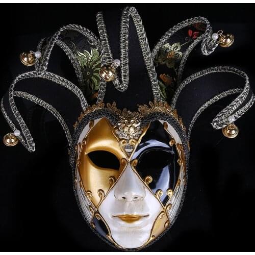 New Painted Venice Full Face Anti-Ancient Mask Christma Festival Party Masquerade Carnival Facial Mask Halloween Cospaly Masks