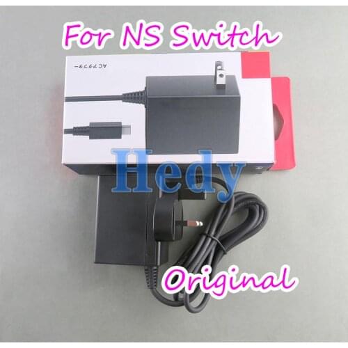 Original New for Nintend Switch NS Game Console US EU UK Plug AC Adapter Travel Charger Home Wall Adapter Charging Power Supply