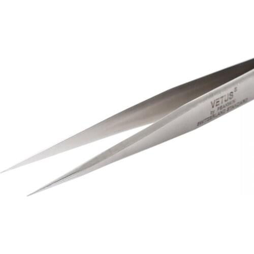 10pcs/Lot Vetus SA Series Fan Eyelash Tweezers Professional For 3D/6D Eyelash Extension Eyebrow Tweezers