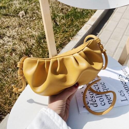 Cloud bag for Women Luxury Designer Small Cute Lady Crossbody Handbags Day Clutch Bags Pleated Dumpling Shoulder Messenger Bags