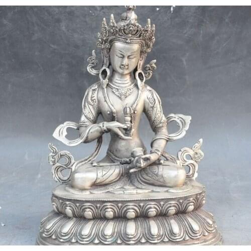 Tibet buddhism Joss Silver Phurpa Tara goddess kwanyin Vajrasattva buddha statue