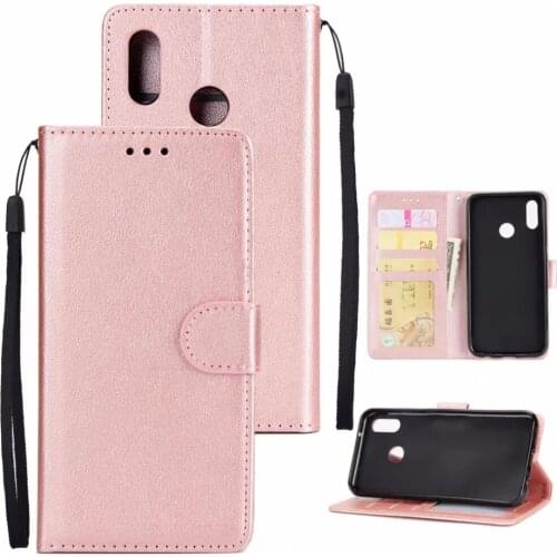 10pcs/lot free shipping Solid color Wallet PU leather +TPU Case For huawei P20 lite/P20 PLUS With Photo Frame Card Slots