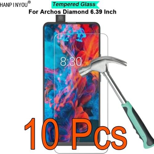 10 Pcs/Lot For Archos Diamond 6.39" New 9H Hardness 2.5D Ultra-thin Toughened Tempered Glass Film Screen Protector Protect Guard