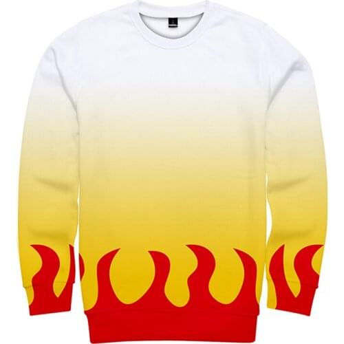 3d Hoodies Pullover Demon Slayer Kimetsu No Yaiba Costume Cosplay Men Women Capless Sweatshirts Long Sleeve Homme 3D Hoodie Tops